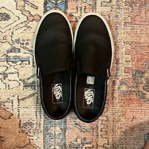 PERF LEATHER SLIP-ON